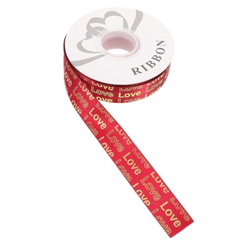 Holibanna Valentinstag-liebesband: Polyester-geschenkband Zum Basteln Von Blumensträußen, Verpacken Von Hochzeitsschleifen Und Als Party-dekoration von Holibanna