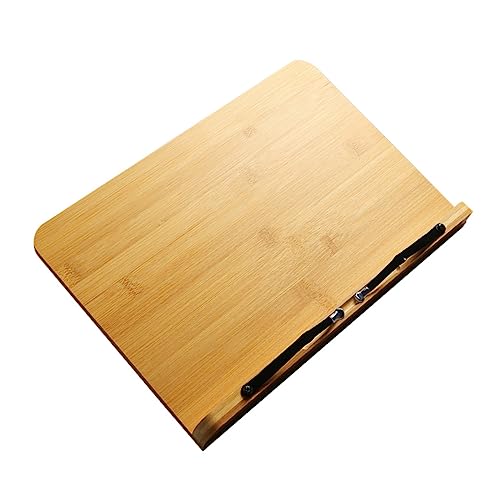 Holibanna Verstellbarer Buchständer aus Hochwertigem Holz Klappbar Stabiler Desktop Leseständer für Bücher Noten und Zeichnungen als Musiknotenhalter und Zeichenbrett Holibanna Verstellbarer Buchständer aus Hochwertigem Holz Klappbar Stabiler Desktop Leseständer für Bücher Noten und Zeichnungen als Musiknotenhalter und Zeichenbrett von Holibanna