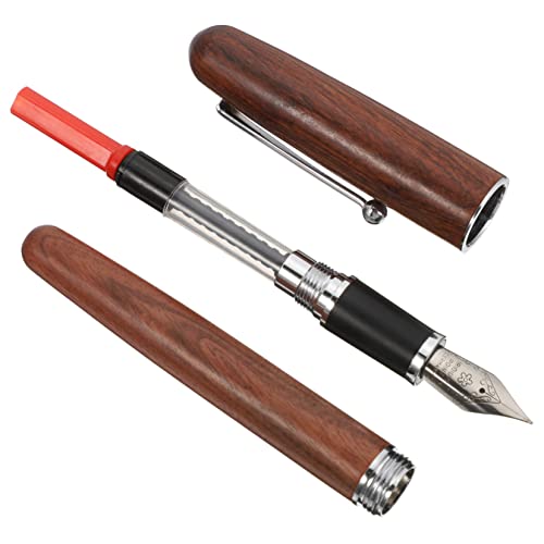 Holibanna Vintage Kalligraphie Füllfederhalter aus Ergonomisch Rutschfest Komfortabel Kapazität mit Deckel für Schüler Lehrer Cartoon Büro Schreibstift Holibanna Vintage Kalligraphie Füllfederhalter aus Ergonomisch Rutschfest Komfortabel Kapazität mit Deckel für Schüler Lehrer Cartoon Büro Schreibstift von Holibanna