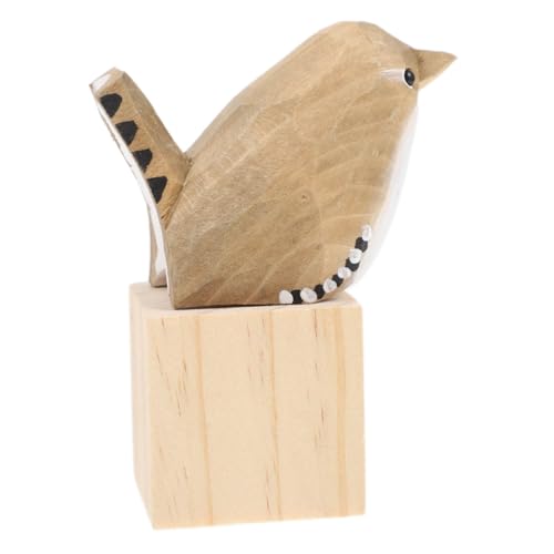 Holibanna Lovely Simulation Bird Holzfigur Dekoratives Vogelornament Für Tisch Zuhause Für Garten Und Weihnachtsdeko Zufällige Farben Holibanna Lovely Simulation Bird Holzfigur Dekoratives Vogelornament Für Tisch Zuhause Für Garten Und Weihnachtsdeko Zufällige Farben von Holibanna