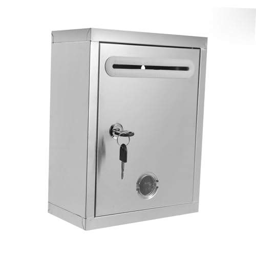 Holibanna Wandbriefkasten mit Schloss Metall Briefkasten für Vorschläge Spenden und Abstimmungen für und Außenbereich Große Kapazität und Robuste Bauweise Holibanna Wandbriefkasten mit Schloss Metall Briefkasten für Vorschläge Spenden und Abstimmungen für und Außenbereich Große Kapazität und Robuste Bauweise von Holibanna