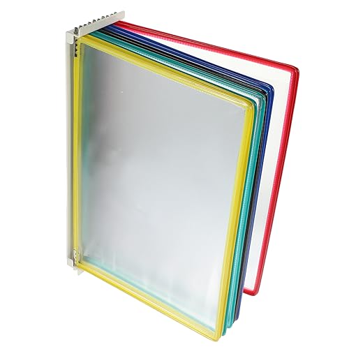 Holibanna Wandmontierter Dokumentenhalter mit Seitigem Farbigen Ordner Robuster Zeitschriften und Organizer für Zuhause Büro und Leichtgewichtige Aufbewahrungslösung für Verschiedene Holibanna Wandmontierter Dokumentenhalter mit Seitigem Farbigen Ordner Robuster Zeitschriften und Organizer für Zuhause Büro und Leichtgewichtige Aufbewahrungslösung für Verschiedene von Holibanna