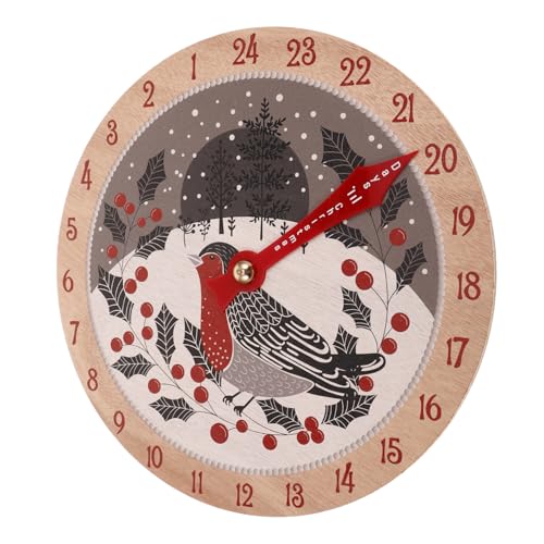 Holibanna Weihnachts-adventskalender Aus Holz, 24 Tage, Weihnachts-countdown-kalender, Festival-countdown-weihnachtskalender Zum Aufhängen An Der Wand, Heimdekoration Holibanna Weihnachts-adventskalender Aus Holz, 24 Tage, Weihnachts-countdown-kalender, Festival-countdown-weihnachtskalender Zum Aufhängen An Der Wand, Heimdekoration von Holibanna