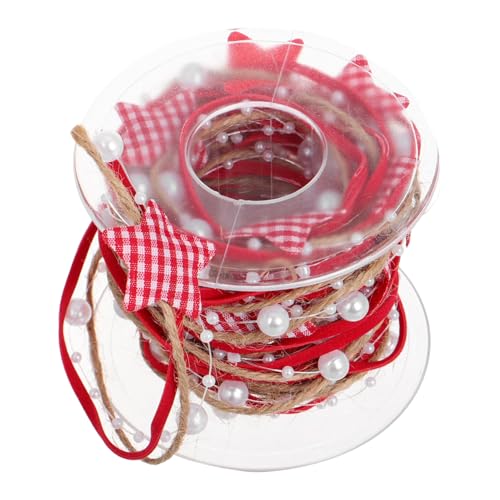 Holibanna Weihnachtsband Fünfzackiger Stern Langlebiges Geschenkband für Weihnachtsbaum Dekoration DIY Verpackungsband Vielseitig Verwendbar und Wiederverwendbar Holibanna Weihnachtsband Fünfzackiger Stern Langlebiges Geschenkband für Weihnachtsbaum Dekoration DIY Verpackungsband Vielseitig Verwendbar und Wiederverwendbar von Holibanna
