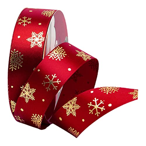 Holibanna Weinrotes Polyester Weihnachtsband Geschenkband mit Festlichen Mustern Dekoratives Schleifenband zum Basteln Geschenkverpackung und DIY Schleifen für Weihnachten Holibanna Weinrotes Polyester Weihnachtsband Geschenkband mit Festlichen Mustern Dekoratives Schleifenband zum Basteln Geschenkverpackung und DIY Schleifen für Weihnachten von Holibanna