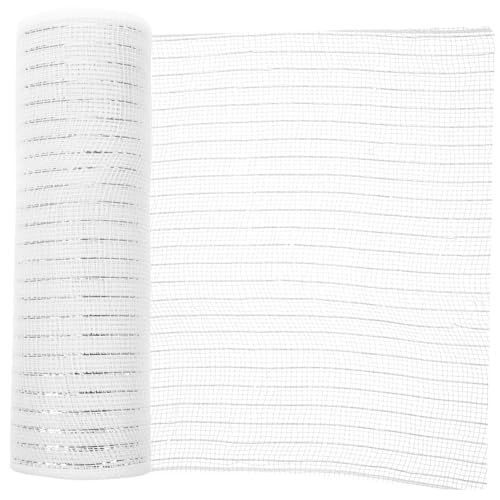 Holibanna Weißes Tüllband Rolle Netzstoff Dekoratives Bastelband für DIY Geschenkverpackung Hochwertiger Tüllstoff für Blumenkränze Partydekorationen und Hochzeitsschmuck Holibanna Weißes Tüllband Rolle Netzstoff Dekoratives Bastelband für DIY Geschenkverpackung Hochwertiger Tüllstoff für Blumenkränze Partydekorationen und Hochzeitsschmuck von Holibanna