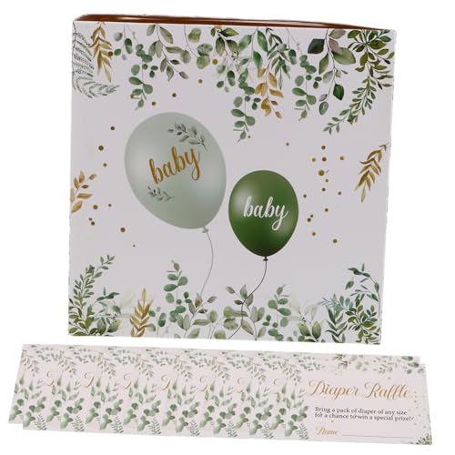Holibanna Windelverlosungskarten mit Tickets für Babyparty Dekorationen Interaktives Spiel für Schwangerschaftsfeiern Empfangsbox für Lustige Pullerpartys Geschenkidee Holibanna Windelverlosungskarten mit Tickets für Babyparty Dekorationen Interaktives Spiel für Schwangerschaftsfeiern Empfangsbox für Lustige Pullerpartys Geschenkidee von Holibanna