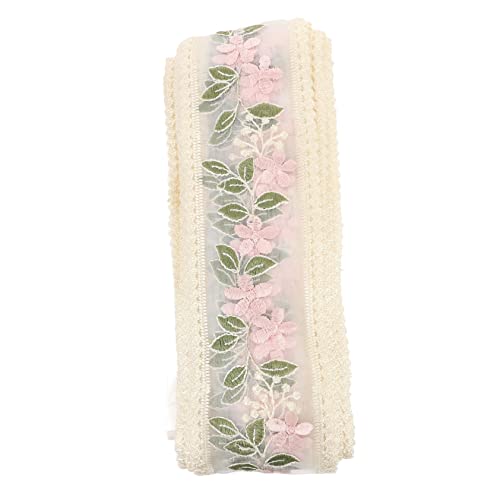 Holibanna Yards Spitzenband für Handwerk Gestickte Dekoration Baumwollspitzenrolle für Hochzeiten DIY Projekte und Geschenktüten Breit von Holibanna