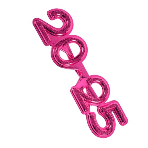 Holibanna Year Party Brille aus Robustem Pc Material Auffällige Dekobrille in Lustige Eyewear für Silvesterfeiern Fotorequisit und Partyhighlight von Holibanna