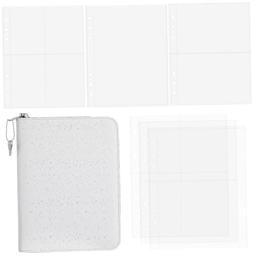 Holibanna Zipper Binder mit Ringen Wiederbefüllbarer Organizer für Budgetplanung Inklusive Fotokartenhüllen und Losem Blattpapier Kompakte Dokumententasche in Weiß für Schule und Büro Holibanna Zipper Binder mit Ringen Wiederbefüllbarer Organizer für Budgetplanung Inklusive Fotokartenhüllen und Losem Blattpapier Kompakte Dokumententasche in Weiß für Schule und Büro von Holibanna