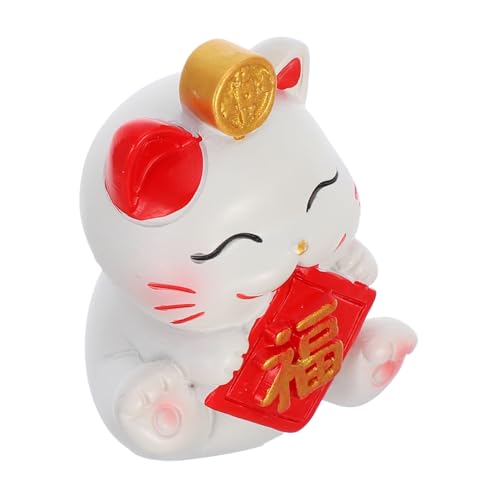 Holibanna glückliche Katzenverzierung Katzenschreiber - süße Katzenfiguren Katzenzeichen Chinesische Neujahrskatzen-Schreibtischfiguren Katzenfiguren Wohnkultur Harz Holibanna glückliche Katzenverzierung Katzenschreiber - süße Katzenfiguren Katzenzeichen Chinesische Neujahrskatzen-Schreibtischfiguren Katzenfiguren Wohnkultur Harz von Holibanna
