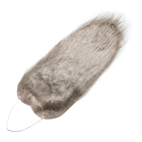 Holibanna künstlicher Bart Simulation Schnurrbart Bart gefälscht falsche Schnurrbartbärte gefälschter Bart realistisch simulierter Bart realistischer Bart für Cosplay Plüschstoffe Dark Grey Holibanna künstlicher Bart Simulation Schnurrbart Bart gefälscht falsche Schnurrbartbärte gefälschter Bart realistisch simulierter Bart realistischer Bart für Cosplay Plüschstoffe Dark Grey von Holibanna