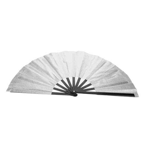 Manueller Fächer Faltbarer Handfächer Faltbarer Tanzfächer Poolparty Handfächer Faltbarer Hand Rave Fächer Tragbarer Faltbarer Fächer Chinesischer Handfächer Kung Fu von Holibanna