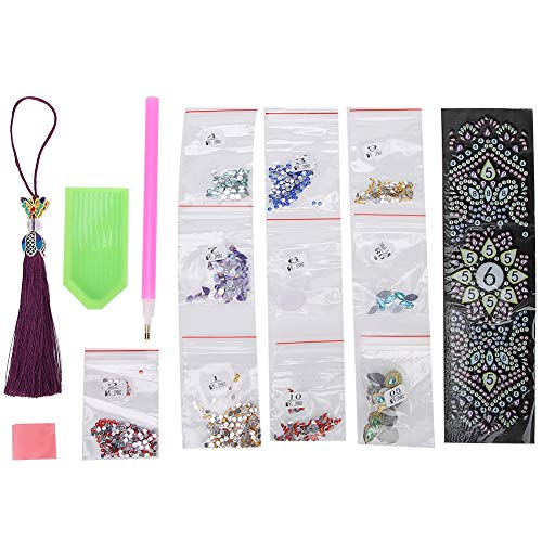 Diamond Painting Bookmark Mandolin Flowers Pattern DIY Craft Kit for Book Lovers Handmade Gift PU Leather 8.3in Tassel Bookmark Decor Diamond Painting Bookmark Mandolin Flowers Pattern DIY Craft Kit for Book Lovers Handmade Gift PU Leather 8.3in Tassel Bookmark Decor von Holigie