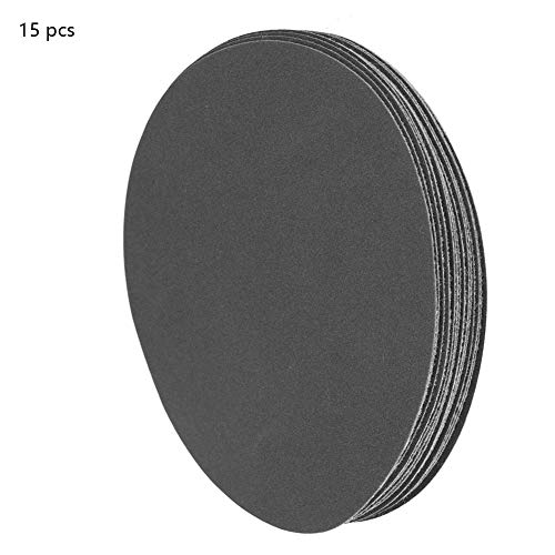Holigie 15 Piece Wet and Dry Sandpaper Set,5 Inch Round Polishing Discs 180-10000 Grit Multi Grit Sandpaper for Automotive Woodworking Metal Polishing (5 Inch 400#) von Holigie