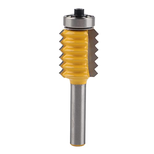 Holigie Finger Joint Router Bit, 8mm Schaft gegen Joint Router Bits Kleber Mahlen Carbid Tischlerei Holzfräsenschneider für DIY -Tür Tischschrank Regale Möbel (8*24 mm) von Holigie