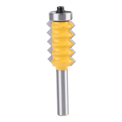 Holigie Finger Joint Router Bit, 8mm Schaft gegen Joint Router Bits Kleber Mahlen Carbid Tischlerei Holzfräsenschneider für DIY -Tür Tischschrank Regale Möbel (8*30 mm) von Holigie