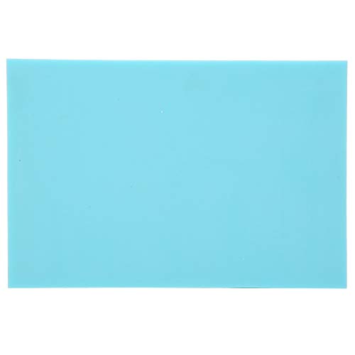 Stempelstempelschnitzblock Handbuch DIY -Radiergummi Block für Gummistempeln 15 x 10 x 0,8 cm umweltfreundliche PVC -Material 10 Farben Optional zum Handwerk und Gravieren (Blau) von Holigie