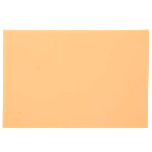 Stempelstempelschnitzblock Handbuch DIY -Radiergummi Block für Gummistempeln 15 x 10 x 0,8 cm umweltfreundliche PVC -Material 10 Farben Optional zum Handwerk und Gravieren (Orange) von Holigie