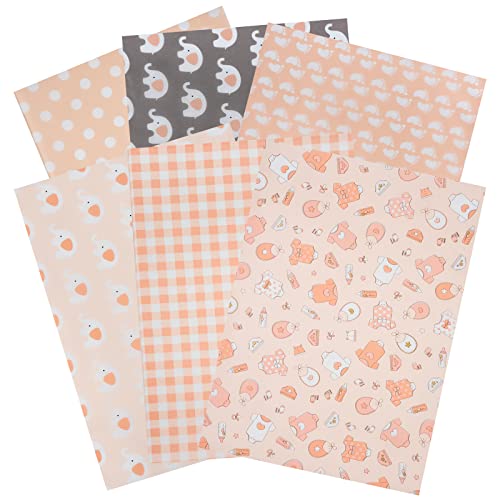 Holijolly Seidenpapier zum Einwickeln – 30 Blatt – Baby Girl Design – 35 x 50 cm pro Blatt von Holijolly