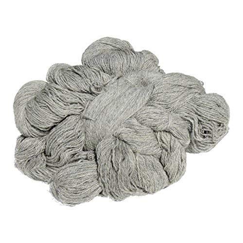 Hollert Schafwolle - Schurwolle Strickgarn versch. Farben 1000g Naturwolle Farbe Grau von Hollert