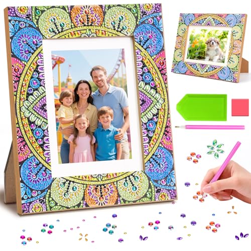 Bastelset Kinder Bilderrahmen Basteln Mädchen 6 8 10 Jahre, Diamond Painting Kinder Geschenk Mädchen 5-6-7-8-9-10-11-12 Jahre Mosaik Bastelset Geburtstagsgeschenk Spielzeug ab 4-12 Jahre Home Decor Bastelset Kinder Bilderrahmen Basteln Mädchen 6 8 10 Jahre, Diamond Painting Kinder Geschenk Mädchen 5-6-7-8-9-10-11-12 Jahre Mosaik Bastelset Geburtstagsgeschenk Spielzeug ab 4-12 Jahre Home Decor von Hollivi