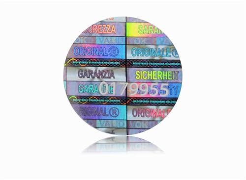 1500 Holomarks Siegel Aufkleber mit Seriennummern, Garantie Hologramm Etiketten Rund 15mm 1500 Holomarks Siegel Aufkleber mit Seriennummern, Garantie Hologramm Etiketten Rund 15mm von Holomarks