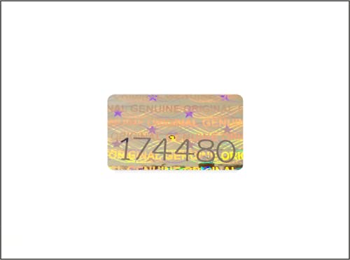 5000 Hologramm Etiketten mit Seriennummern, Garantie Siegel Aufkleber 16x10mm 5000 Hologramm Etiketten mit Seriennummern, Garantie Siegel Aufkleber 16x10mm von Holomarks