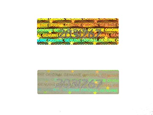Holomarks 156 Stück Hologramm-Etiketten mit Seriennummern, aufkleber Siegel 3,0 x 1,0 cm von Holomarks