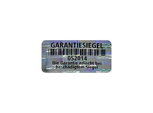 Holomarks 250 St. Garantiesiegel Hologramm Etiketten Garantie Siegel Sicherheits Aufkleber 32x15mm GERMAN TEXT Holomarks 250 St. Garantiesiegel Hologramm Etiketten Garantie Siegel Sicherheits Aufkleber 32x15mm GERMAN TEXT von Holomarks
