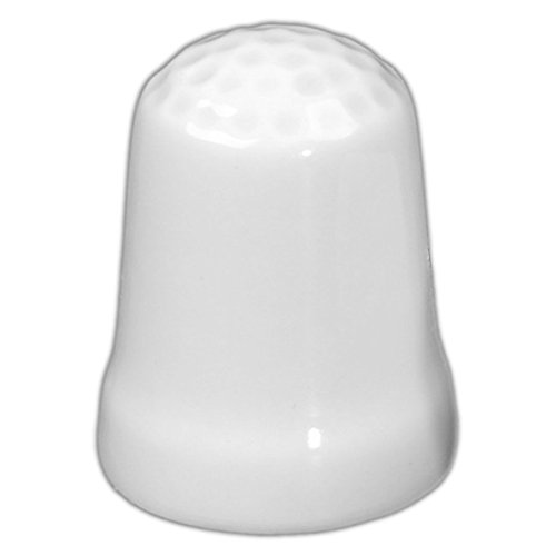 Holst Porzellan ACS 010 Porzellan Fingerhut mit Kopfnoppen, weiß, 1,8 x 1,8 x 3 cm von Holst Porzellan