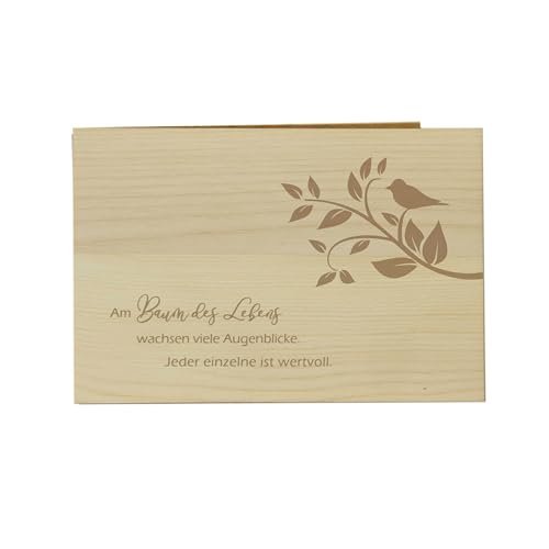 Holzgrusskarten Original BAUM DES LEBENS, Motiv Ast - 100% handmade in Österreich, aus Zirbenholz gefertigte Geschenkkarte, Grußkarte, Klappkarte, Postkarte… Holzgrusskarten Original BAUM DES LEBENS, Motiv Ast - 100% handmade in Österreich, aus Zirbenholz gefertigte Geschenkkarte, Grußkarte, Klappkarte, Postkarte… von Holzgrusskarten.at