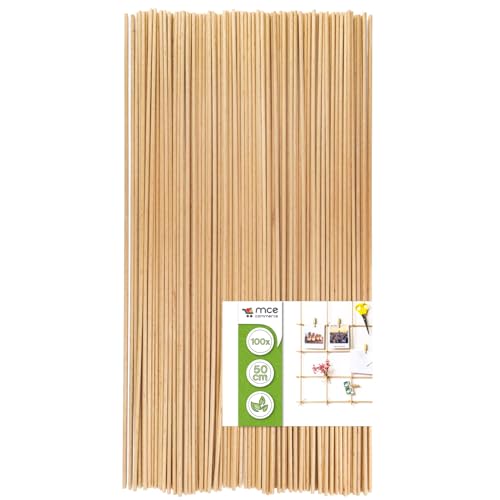 Holzstäbe rund natur, Ø 4 mm Länge 50 cm, 100 Stück, Zum Basteln, Modellbau, DIY Handwerk Holzstäbe rund natur, Ø 4 mm Länge 50 cm, 100 Stück, Zum Basteln, Modellbau, DIY Handwerk von MCE-Commerce