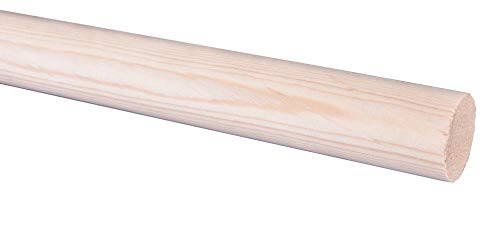 Fichte Rundstab, Rundholz, Treppensprosse, 1000mm lang, Ø 25mm, roh, geschliffen, KEINE BAUMARKTQUALITÄT von Holztechnik Ferdinand Meise