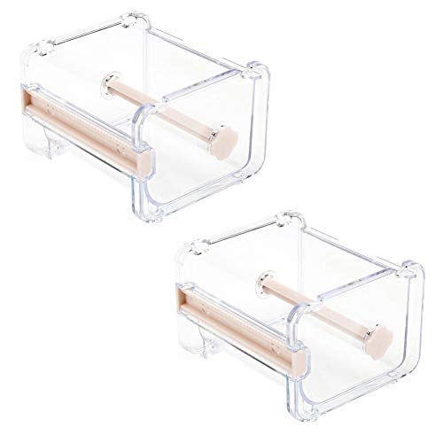HomDSim Washi-Tape-Abroller, Rollband-Halterung, Organizer, Abdeckband, Tischband, Heimwerker-Klebeband, Klebeband-Halterung, 2 Stück beige HomDSim Washi-Tape-Abroller, Rollband-Halterung, Organizer, Abdeckband, Tischband, Heimwerker-Klebeband, Klebeband-Halterung, 2 Stück beige von HomDSim