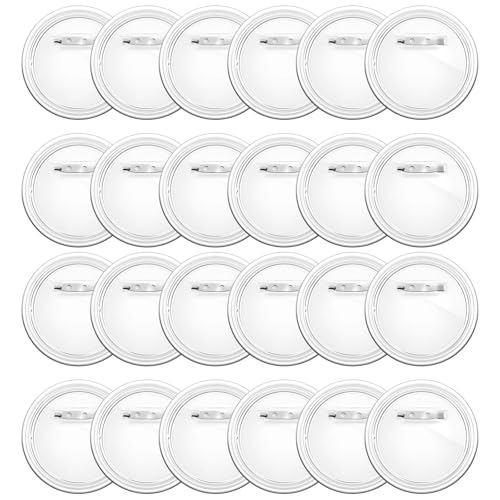 DIY-Knöpfe 7,6 cm mit Stift, Erstellen Sie Ihre eigenen Knopfnadeln, Sublimationsabzeichen-Rohlinge mit Loch, hochwertiges Acryl, 24-teiliges Set für personalisierte Bastelarbeiten und Dekorationen DIY-Knöpfe 7,6 cm mit Stift, Erstellen Sie Ihre eigenen Knopfnadeln, Sublimationsabzeichen-Rohlinge mit Loch, hochwertiges Acryl, 24-teiliges Set für personalisierte Bastelarbeiten und Dekorationen von Homaisson