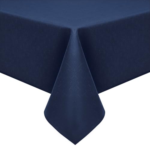 Homaxy Leinendeckeoptik Tischdecke Abwaschbar Eckig 140x220cm, Tischtuch Leinendecke Wasserabweisend Abwischbare, Lotuseffekt Schmutzabweisend Tischwäsche Tafeldecke, Dunkelblau Homaxy Leinendeckeoptik Tischdecke Abwaschbar Eckig 140x220cm, Tischtuch Leinendecke Wasserabweisend Abwischbare, Lotuseffekt Schmutzabweisend Tischwäsche Tafeldecke, Dunkelblau von Homaxy