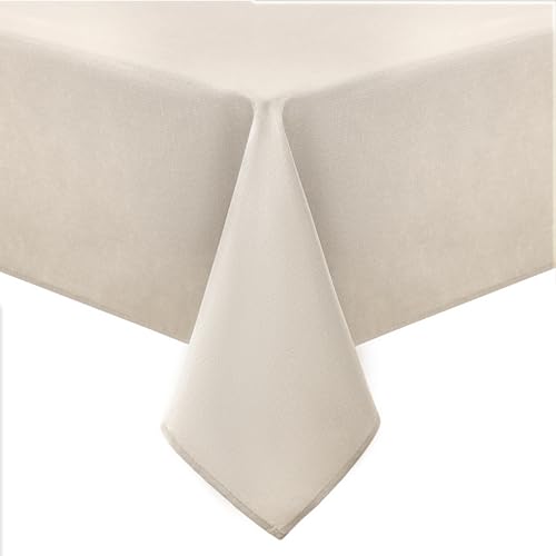 Homaxy Leinendeckeoptik Tischdecke Abwaschbar Eckig 80x80cm, Leinendecke Wasserabweisend Abwischbare Tischtuch, Lotuseffekt Schmutzabweisend Tischwäsche Tafeldecke, Beige Homaxy Leinendeckeoptik Tischdecke Abwaschbar Eckig 80x80cm, Leinendecke Wasserabweisend Abwischbare Tischtuch, Lotuseffekt Schmutzabweisend Tischwäsche Tafeldecke, Beige von Homaxy
