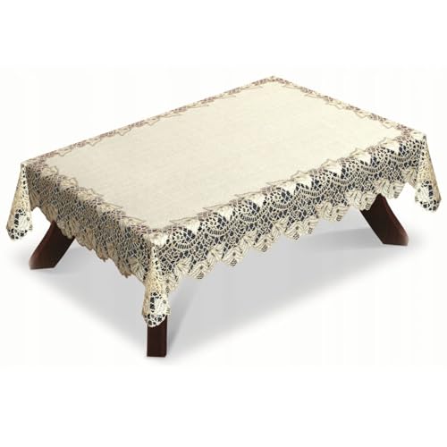 Home Dekorator Tischdeckchen aus Spitzenstoff 100x150 cm | Tischdecke Spitze Vintage in Cremefarben | Frühlingstischdecke für Esszimmer und Wohnzimmer | Tischtuch Rechteckig Home Dekorator Tischdeckchen aus Spitzenstoff 100x150 cm | Tischdecke Spitze Vintage in Cremefarben | Frühlingstischdecke für Esszimmer und Wohnzimmer | Tischtuch Rechteckig von Home Dekorator