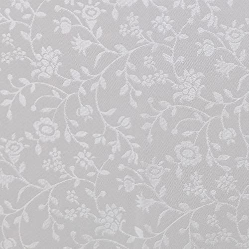 Embossed Rectangular Oilcloth PVC Wipe Clean Tablecloth 140cm x 200cm 55x78 Light Grey von Home Direct