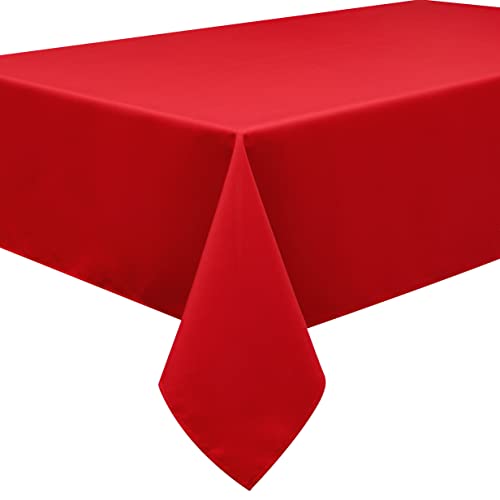Quadratische Tischdecke Textil 180 x 180 cm, Farbe wählbar Rot von Home Direct