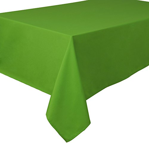 Qualitäts Tischdecke Textil Eckig 140 x 180 cm, Farbe wählbar Grün von Home Direct
