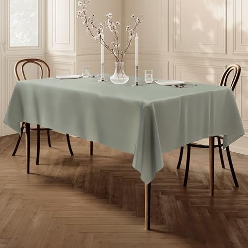Qualitäts Tischdecke Textil Eckig 140 x 200 cm, Salbeigrün Qualitäts Tischdecke Textil Eckig 140 x 200 cm, Salbeigrün von Home Direct