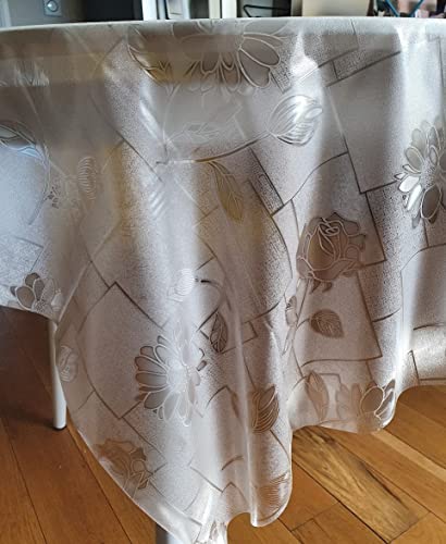 PVC Tischdecke Transparente, Geprüfter Tischschutz, pflegeleicht und abwischbar, Eckig 140 x 200 cm von Home Direct