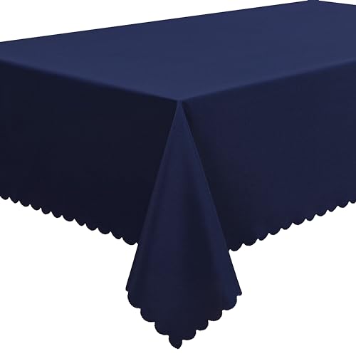 Qualitäts Tischdecke Tischtuch Textil Eckig 140 x 200 cm, Tischwäsche, Dunkelblau Qualitäts Tischdecke Tischtuch Textil Eckig 140 x 200 cm, Tischwäsche, Dunkelblau von Home Direct