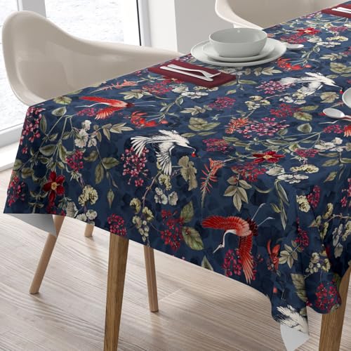 Qualitäts Tischdecke Tischtuch Textil Eckig 140 x 240 cm, Schmutzabweisend Lotuseffekt Wasserabweisend Tischwäsche Fleckschutz Qualitäts Tischdecke Tischtuch Textil Eckig 140 x 240 cm, Schmutzabweisend Lotuseffekt Wasserabweisend Tischwäsche Fleckschutz von Home Direct