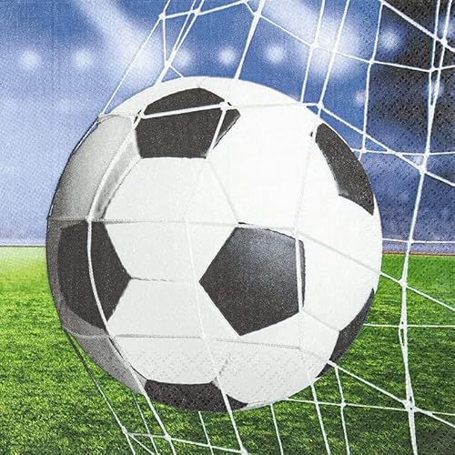 20 Servietten Fussball im Netz | Kinder | Kindergeburtstag | Junge | WM | EM | Tischdeko | Decoupage | Serviettentechnik 33x33cm 20 Servietten Fussball im Netz | Kinder | Kindergeburtstag | Junge | WM | EM | Tischdeko | Decoupage | Serviettentechnik 33x33cm von Home Fashion