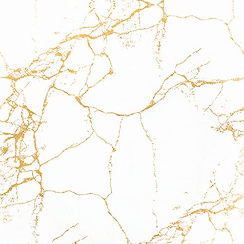 20 Servietten Marmor mit Struktur mit Farben | Muster | basteln | Tischdeko | Decoupage | Serviettentechnik (Cocktail 25x25cm, weiß) von Home Fashion