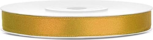 Satinband, 6mm breit, 25m gelbgold Satinband, 6mm breit, 25m gelbgold von Home Fashion