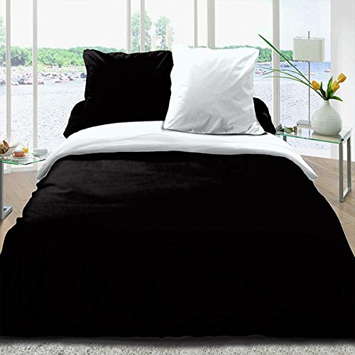 Home Linge Passion Bettwäsche-Set, 3-teilig, 220 x 240 cm, 100% Baumwolle, 57 Fäden/cm², Grau/Schwarz/Weiß Home Linge Passion Bettwäsche-Set, 3-teilig, 220 x 240 cm, 100% Baumwolle, 57 Fäden/cm², Grau/Schwarz/Weiß von Home Linge Passion